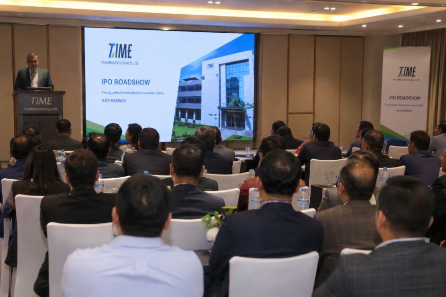Time Pharmaceuticals Conducts IPO Roadshow for Institutional Investors in Kathmandu